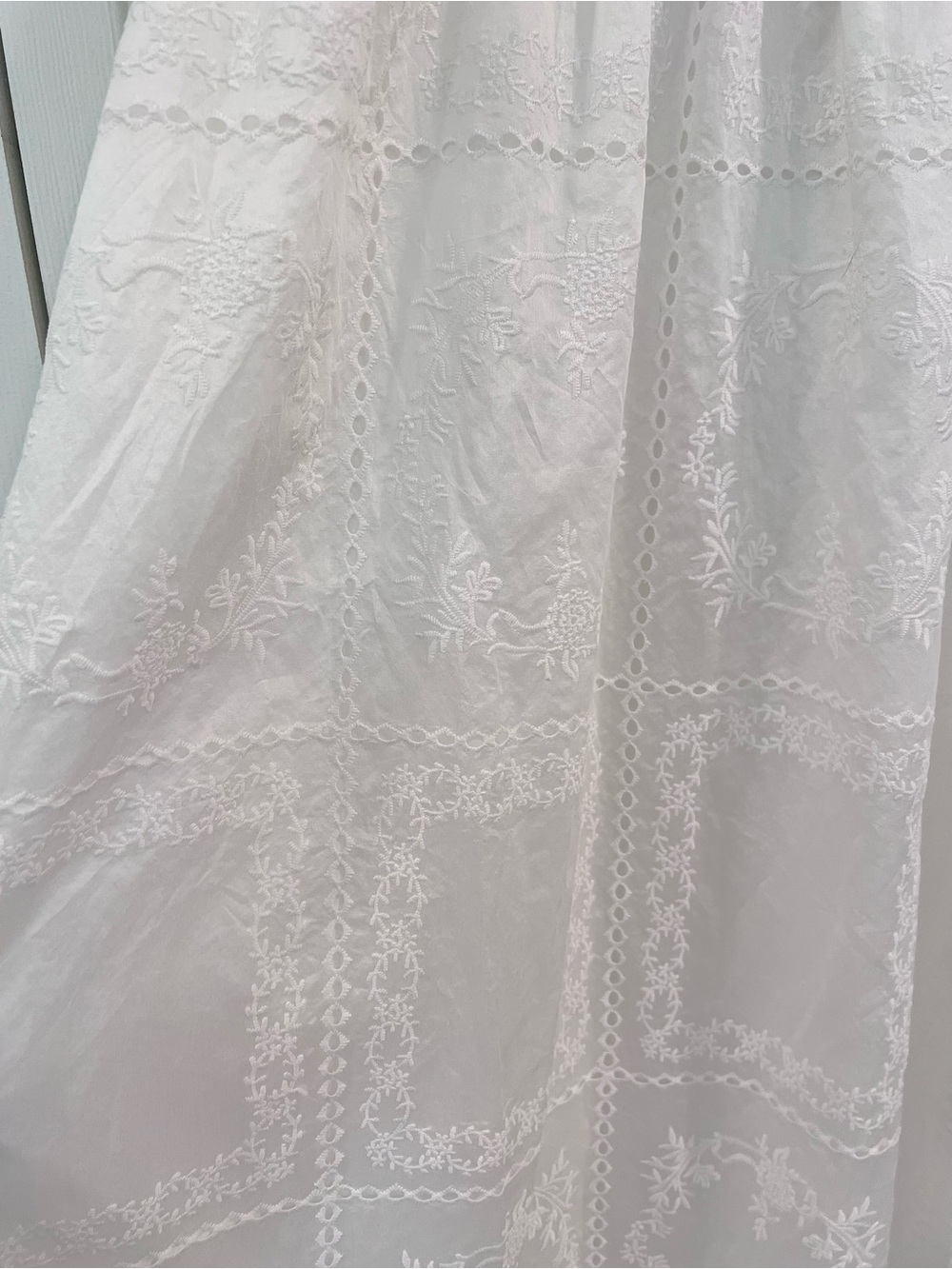 Caroline Constas White Patchwork Organza Dress - Picture 5 of 7